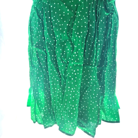 Adorable Polka Dot Green Dress EUC - Picture 4 of 9